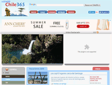 Tablet Screenshot of chile365.cl